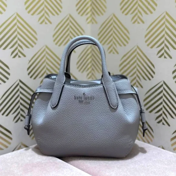 NWT Kate Spade KI859 Dumpling Mini Pebbles Leather Satchel Crossbody - Picture 1 of 1